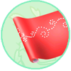 Red and Diamonds Sparkle Wrapping Paper