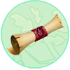 Tattered Fire Magic Scroll